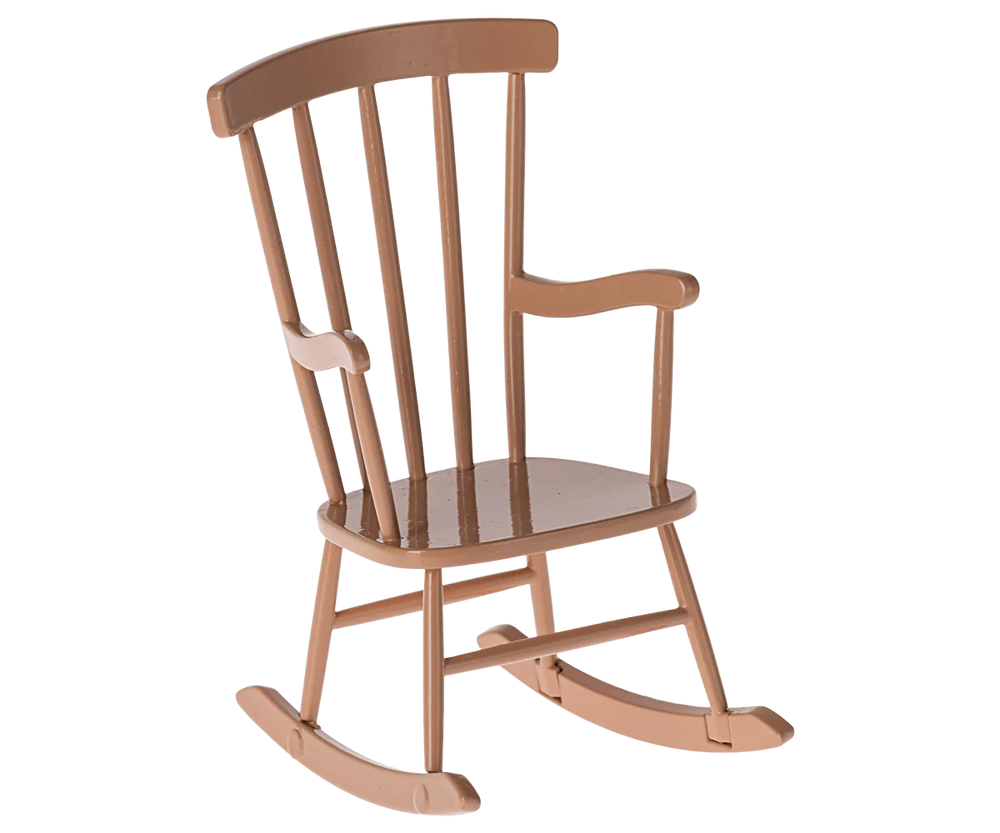 Rocking-chair Souris rose poudré Maileg