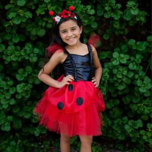 Robe coccinelle avec son serre tête