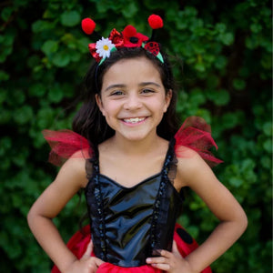 Robe coccinelle avec son serre tête