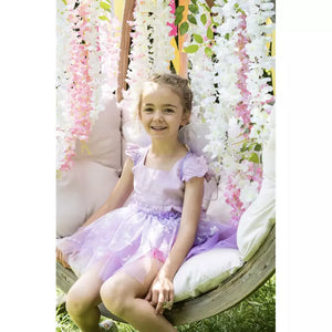 Set jupe papillon violet