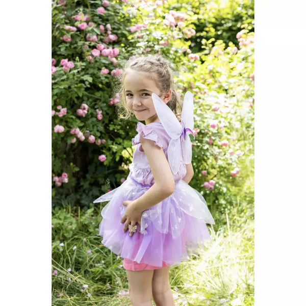 Set jupe papillon violet