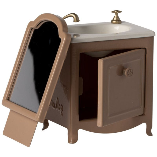 Coiffeuse Souris Rose Poudré foncé lavabo maileg