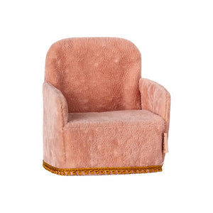 Fauteuil souris Maileg, rose