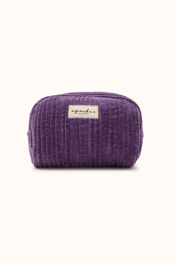 APACHES COLLECTIONS
Trousse small de toilette en velours, gaya violet