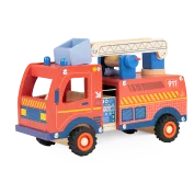Camion de pompier en bois Moulin Roty