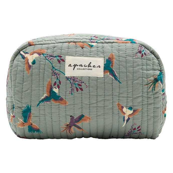 APACHES COLLECTIONS Trousse small de toilette, gaya cerisier grey