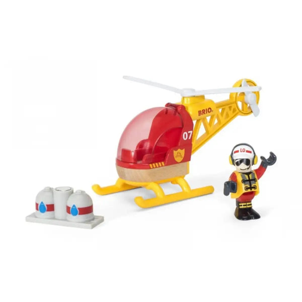 Hélicoptère des pompiers Brio 33797