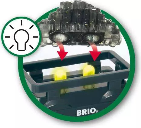 BRIO World - Wagon Lumi Charge Or 33896