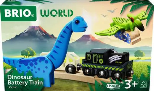 BRIO World - Train à piles Dinosaure 36096