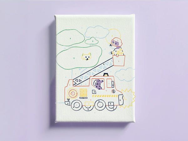 Kit peinture au numéro Wouf