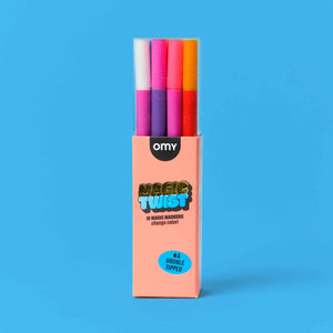 Omy FEUTRES MAGIC TWIST (14 COULEURS + 2 RÉVÉLATEURS)
