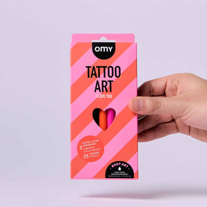 Omy TATTOO ART - I LOVE YOU