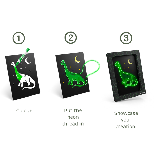 Kidynéon dinosaures Kidywolf