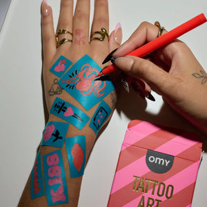 Omy TATTOO ART - I LOVE YOU