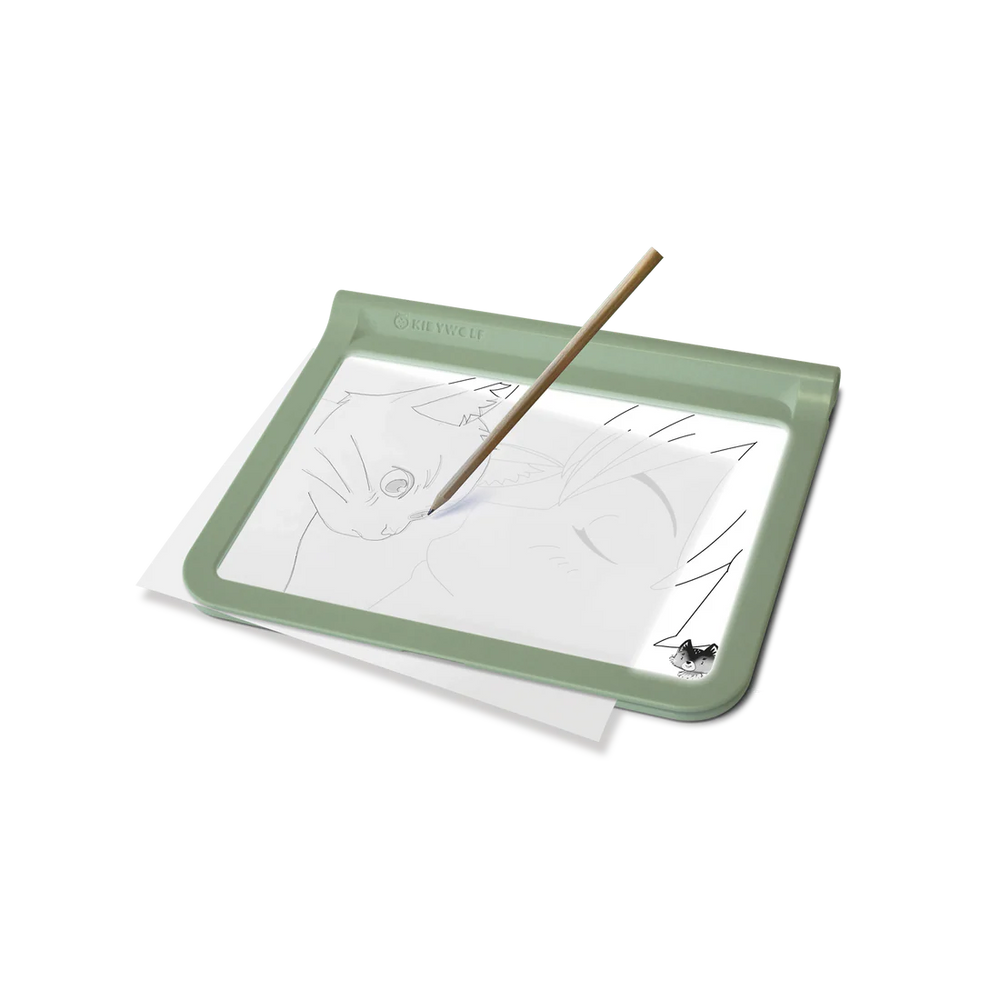 Kidydraw pro tablette lumineuse nomade verte