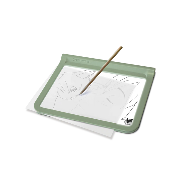Kidydraw pro tablette lumineuse nomade verte