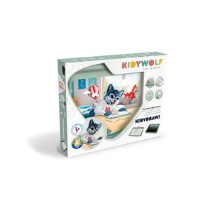 Kidydraw pro tablette lumineuse nomade verte