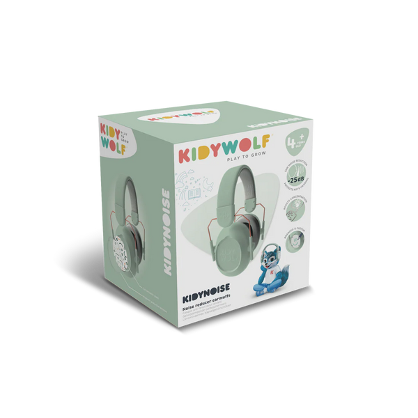 Kidynoise casque anti-bruit vert