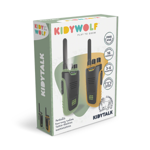 Kidytalk talkie walkie vert/orange