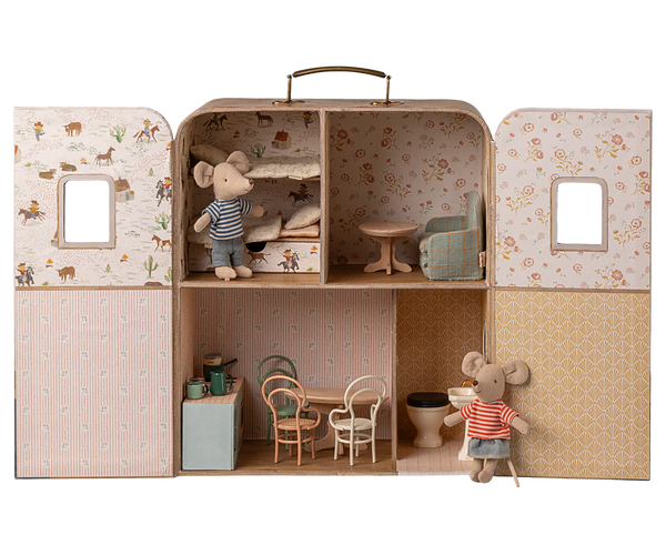 Maison SuitCasa, petite sœur et petit frère Maileg