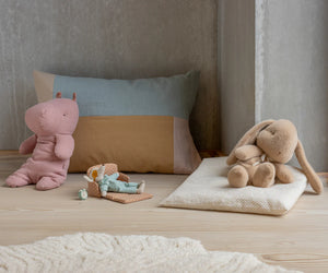Peluche lapin Bunny médium crème pêche Maileg