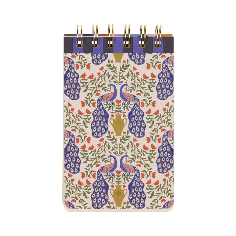 Petit carnet de notes paon