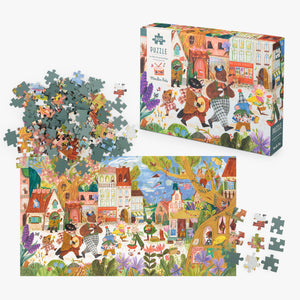 Puzzle  La fête du printemps 500 pièces Moulin Roty