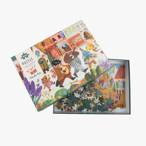 Puzzle  La fête du printemps 500 pièces Moulin Roty