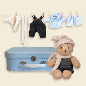 Morris l'ours avec vêtements dans une valise Egmont Toys
