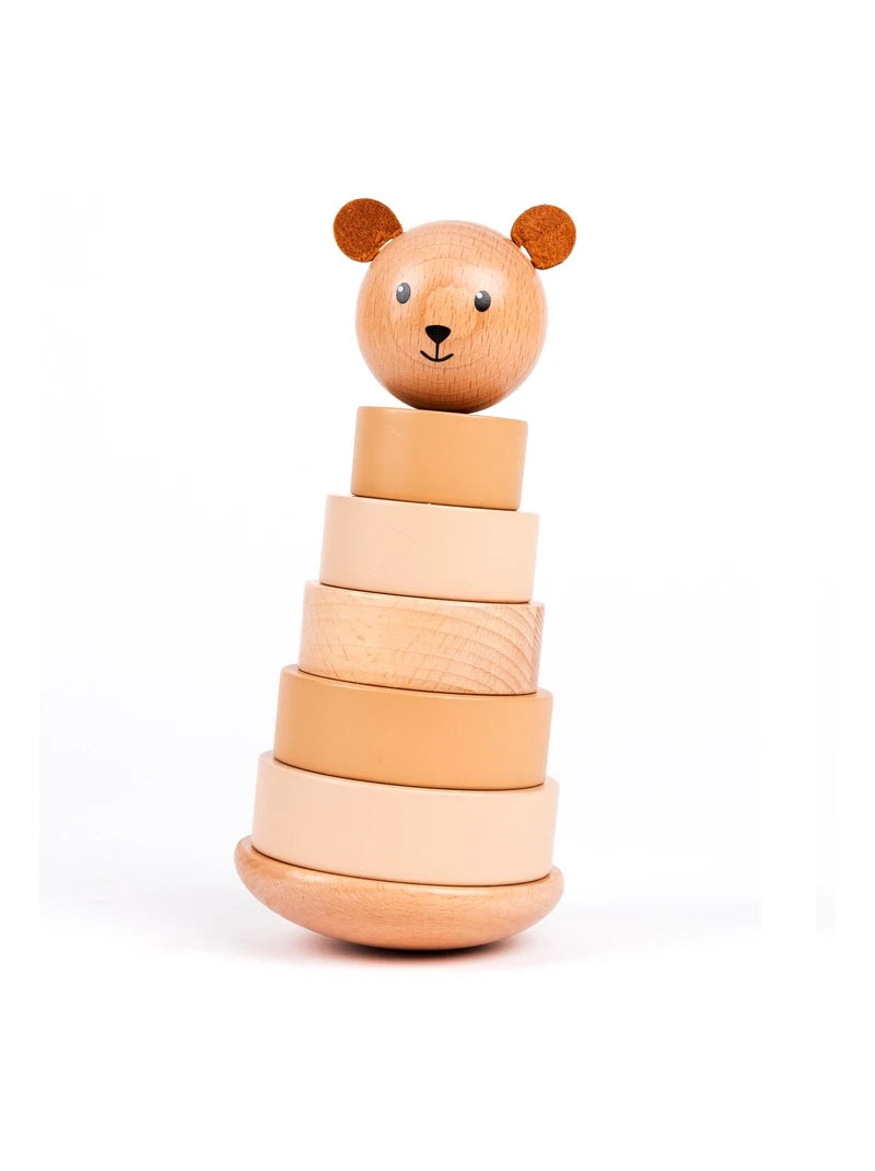 Jouet empilable en bois ours Marcel