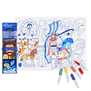 Coloriage éducatif-Set en silicone PARIS 5 feutres inclus