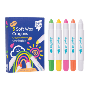 5 Soft Wax crayons