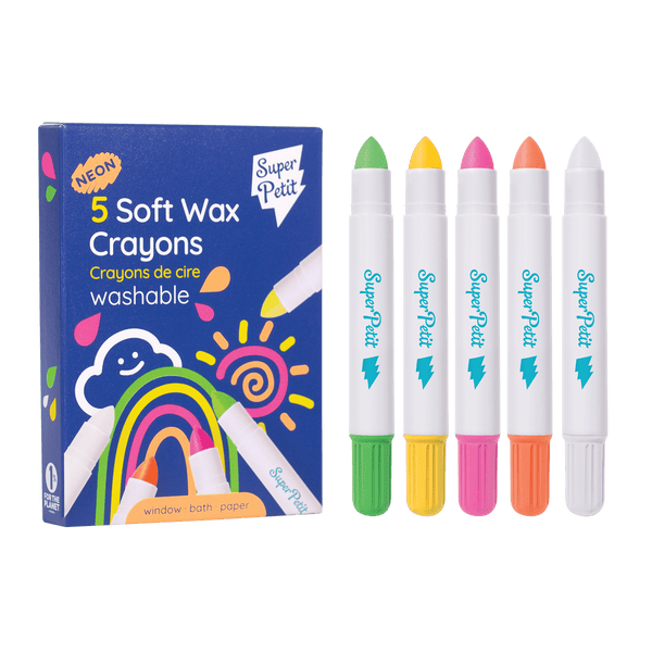 5 Soft Wax crayons