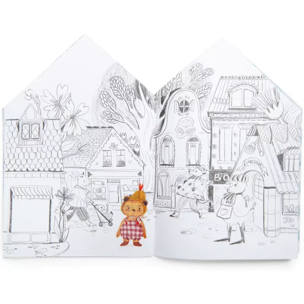 Cahier de coloriage et stickers Les minouchkas