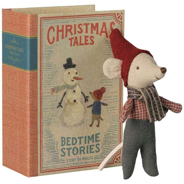 Coffret souris bébé de Noël dans livre Maileg