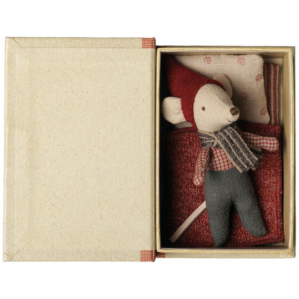 Coffret souris bébé de Noël dans livre Maileg