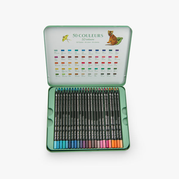 50 crayons de couleur Moulin Roty