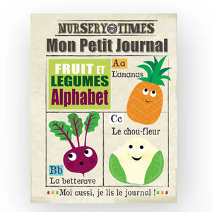Mon petit journal Fruits et légumes Alphabet