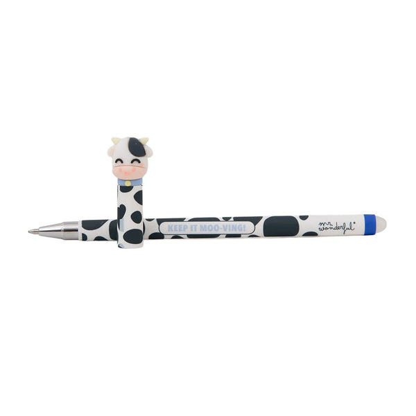 Stylo effaçable Bo-Bo Vache - Keep it moo-ving!