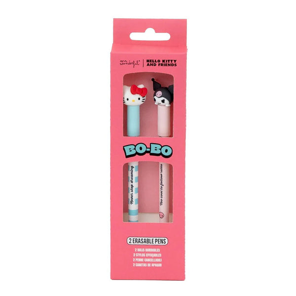 Set de 2 stylos effaçables Bo-Bo Hello Kitty – Hello Kitty et Kuromi