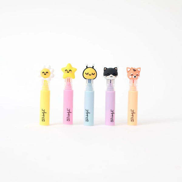 Lot de 5 surligneurs pastel