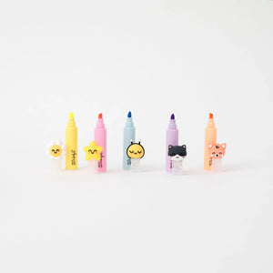 Lot de 5 surligneurs pastel