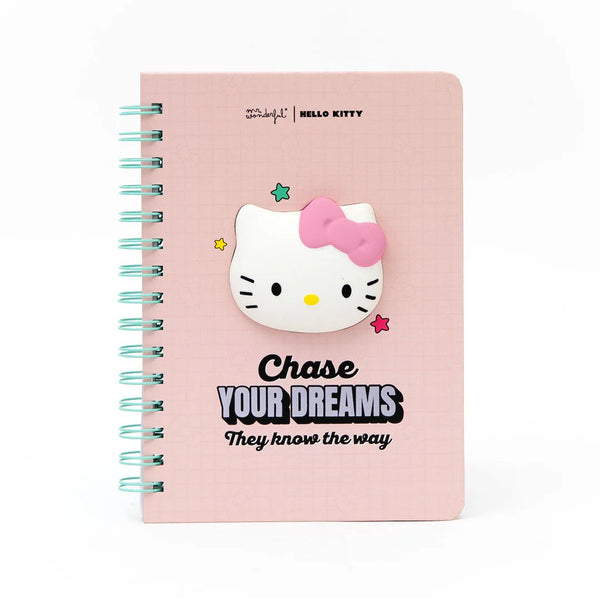 Cahier A5 avec squishy Hello Kitty – Chase your dreams, they know the way