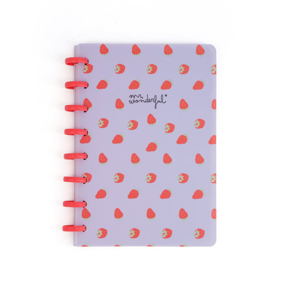 Carnet de notes A5 Fraises