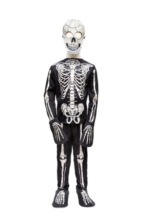 Costume squelette phosphorescent avec pantalon et masque