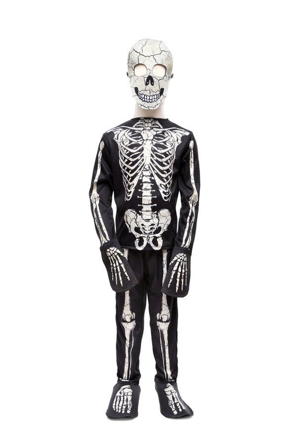 Costume squelette phosphorescent avec pantalon et masque