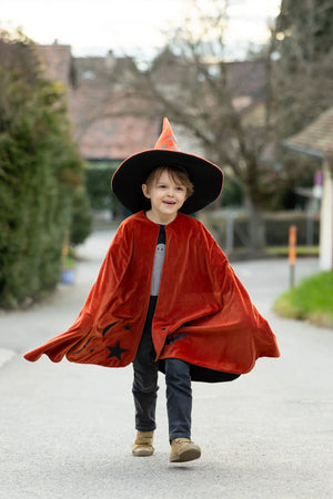 Cape de magicien avec chapeau  d'automne