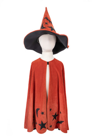 Cape de magicien avec chapeau  d'automne