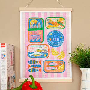 Petit Diamond - Diamond painting sardine cans