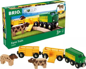 BRIO World - Train des Animaux de la Ferme